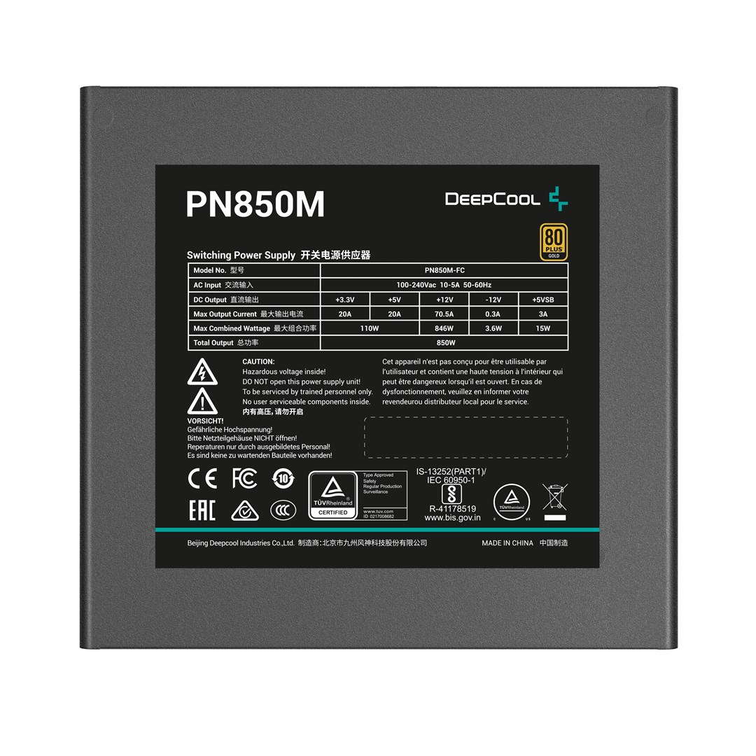 Burim energjie DeepCool PN850M 20+4 pin ATX, 850 W