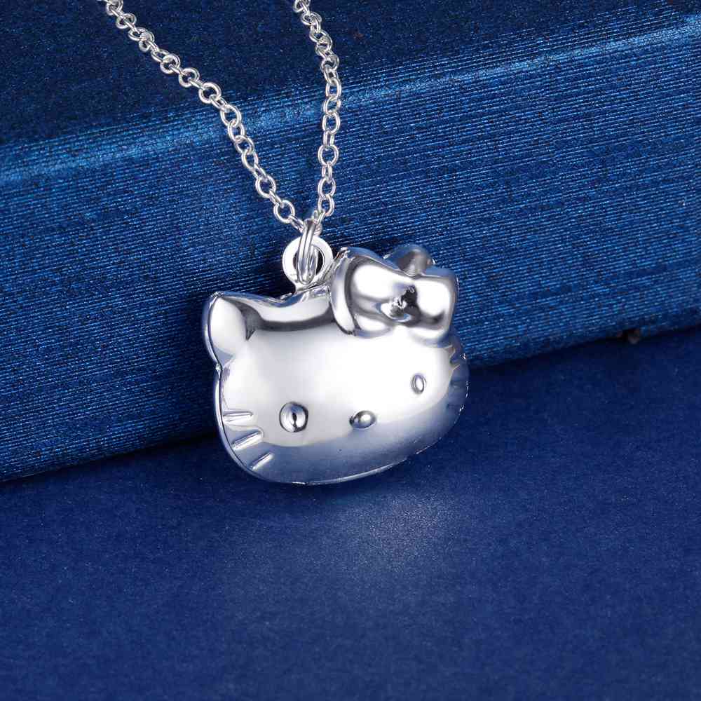 Qafore & varëse Hello Kitty QVHKA , të flakëruara në argjend Kimsle Qafore & varëse Hello Kitty QVHKA , të flakëruara në argjend Kimsle