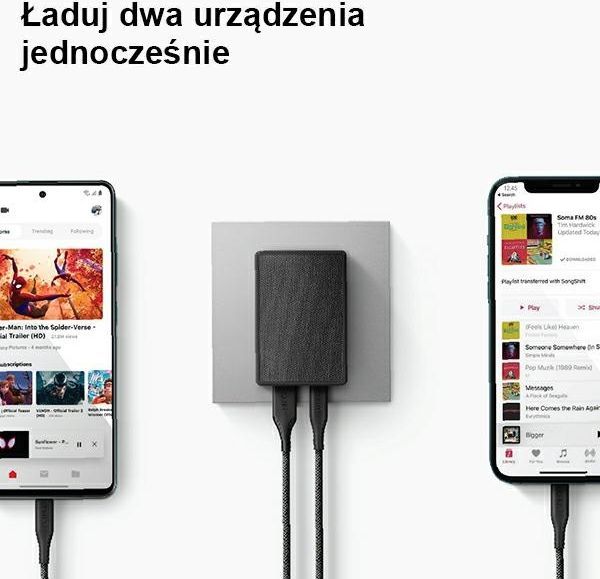 Karikues Uniq Votre Slim Duo, 1 x USB A, 1 x USB C, i zi