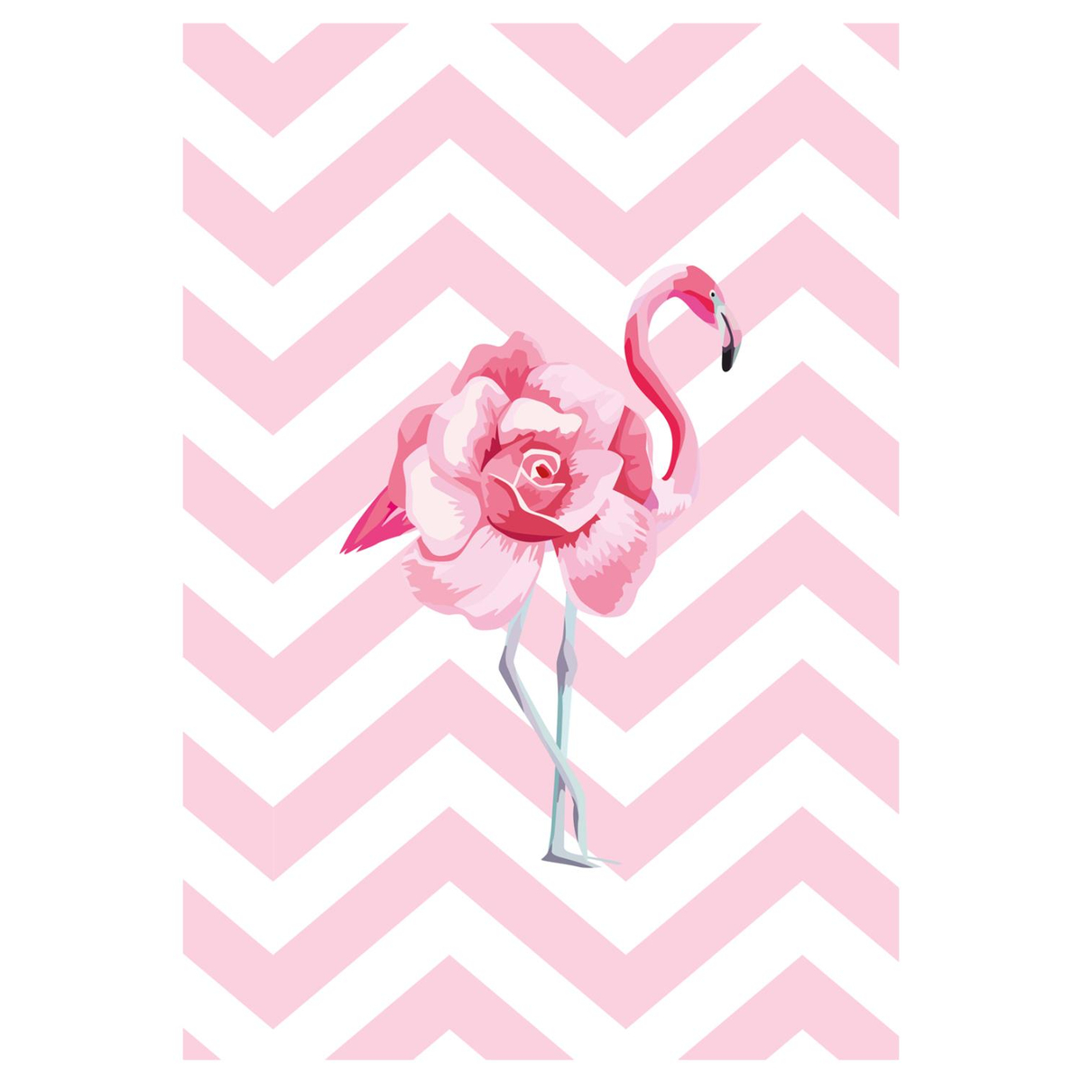 Tepih për fëmijë 80×150 flamingo HM7678.12, rozë