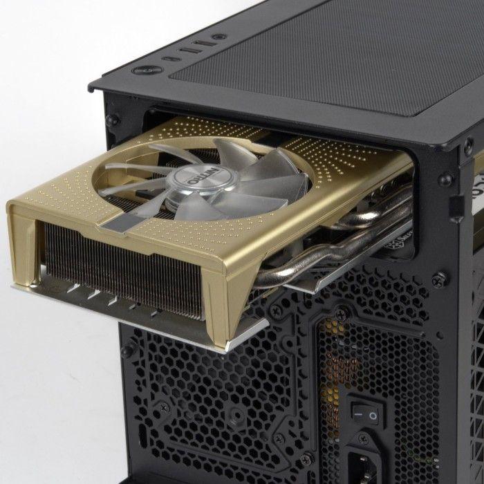 Куќиште за компјутер SilverStone Sugo 16, Црна, Small Form Factor
