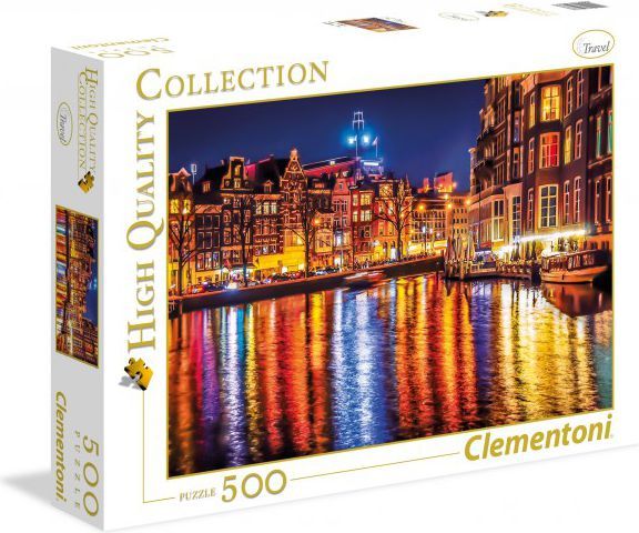 Clementoni Amsterdam Сложувалка од 500 Делови