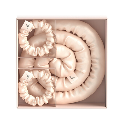 Set për flokë Invisibobble Handle with Curl hair, 1 rreth për flokë kaqurrela + 2 lidhëse për flokë, rozë