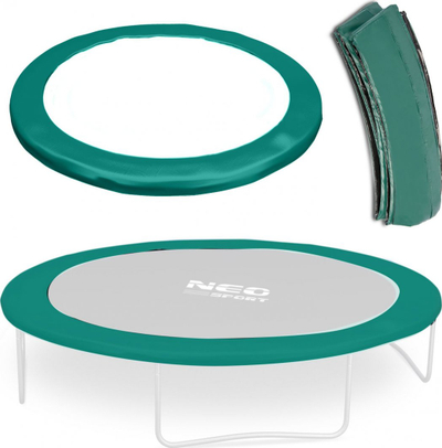 Mbulesë për trampolinë Neo-Sport Spring, 312 cm, e gjelbër