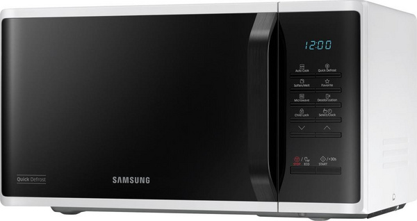 Furrë me mikrovalë Samsung, 800 W, e bardhë/zezë
