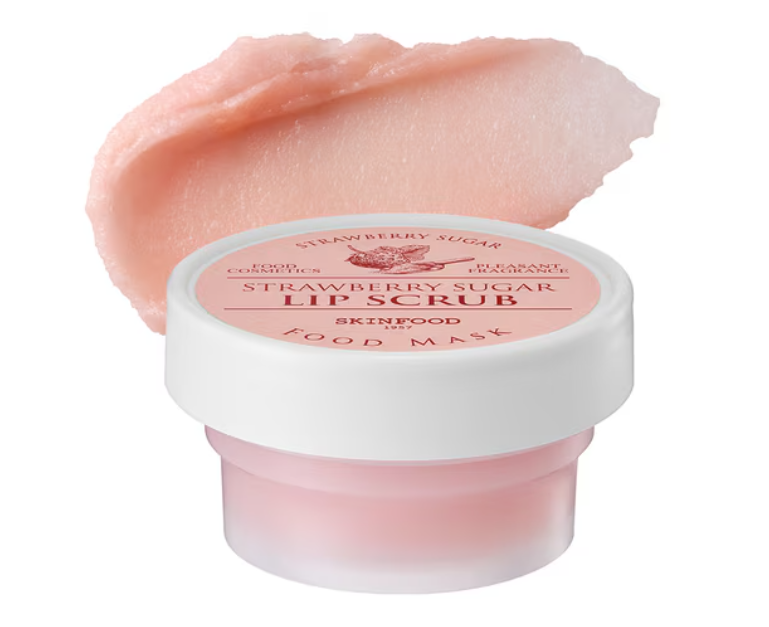 Maskë për buzë Skinfood Strawberry Sugar Food Scrub, 21 ml