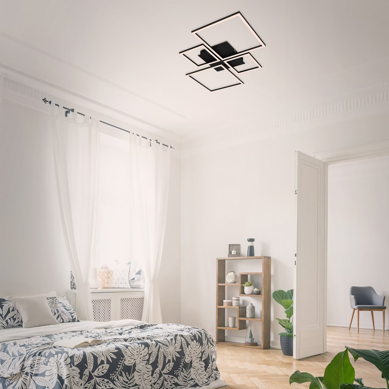 Ndriçues Briloner LED 75x46,7cm, 38W, 4000lm, i zi