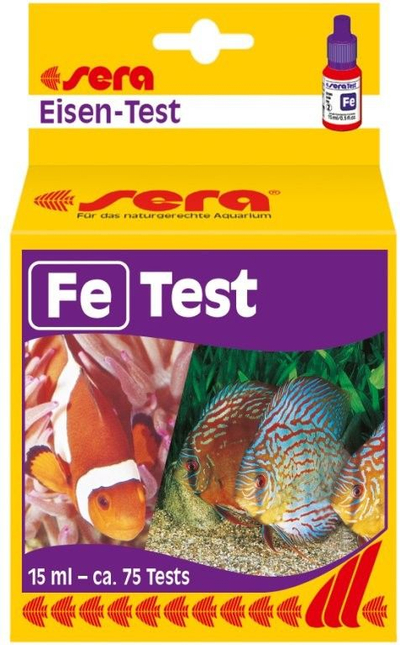 Testues për akuarium Sera TEST Fe