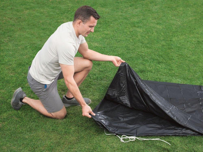 Mbulesë pishine Bestway (58037), 366 cm, e zezë