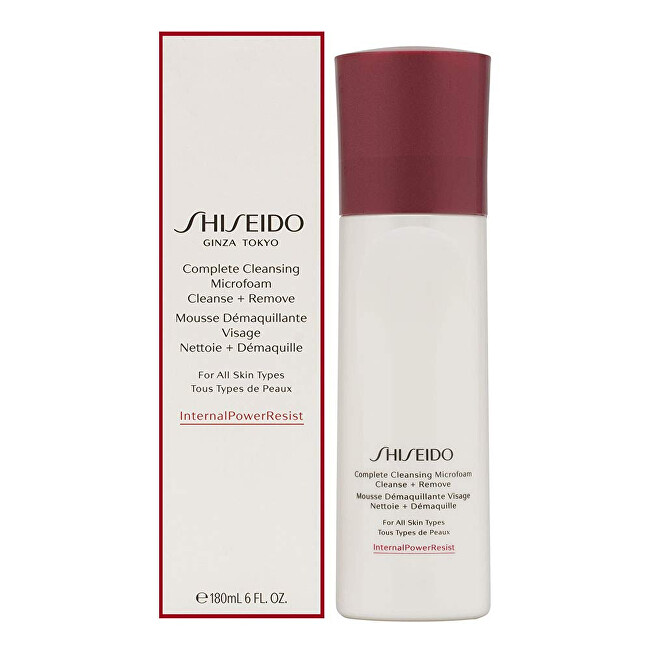 Shkumë pastruese për fytyrë Shiseido (Complete Clean sing Microfoam) 180 ml