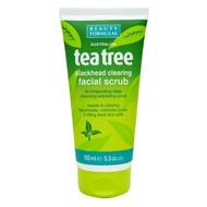 Skrab për fytyrë Beauty Formulas Tea Tree Blackhead Clearing, 150 ml