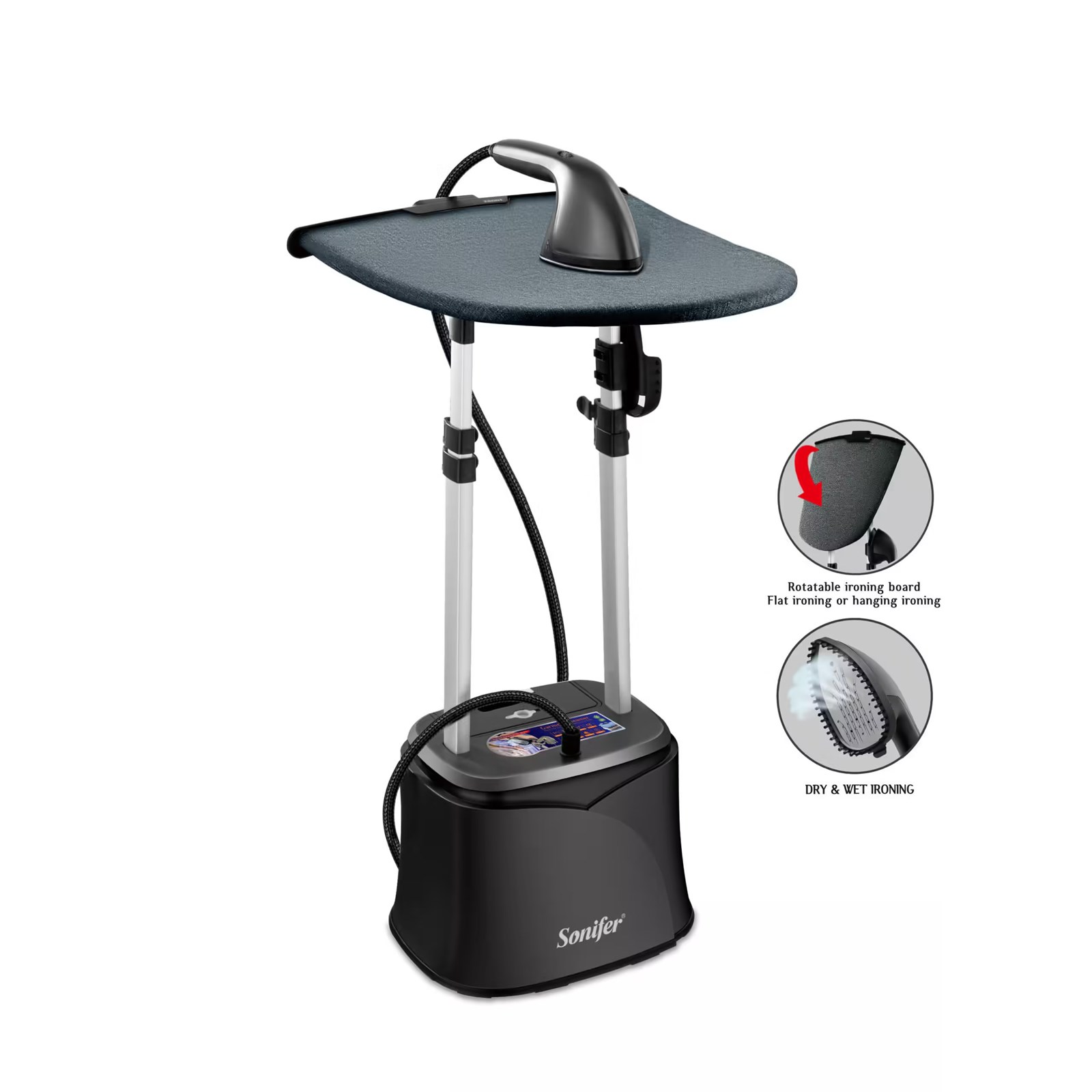 Hekur me avull Sonifer SF-9123, 2850 W, e hirtë