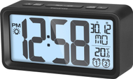 Orë digjitale me alarm Sencor SDC 2800 B, e zezë