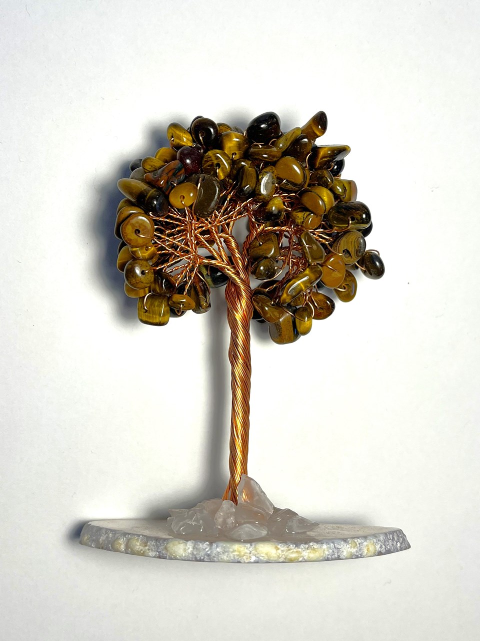 Gurë natyral Dar Tiger Eye, 12 cm, të kaftë