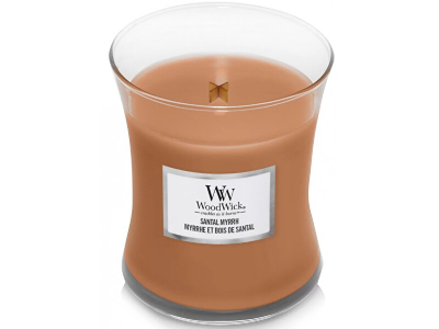 Qiri aromatik WoodWick Santal Myrrh, 275 g