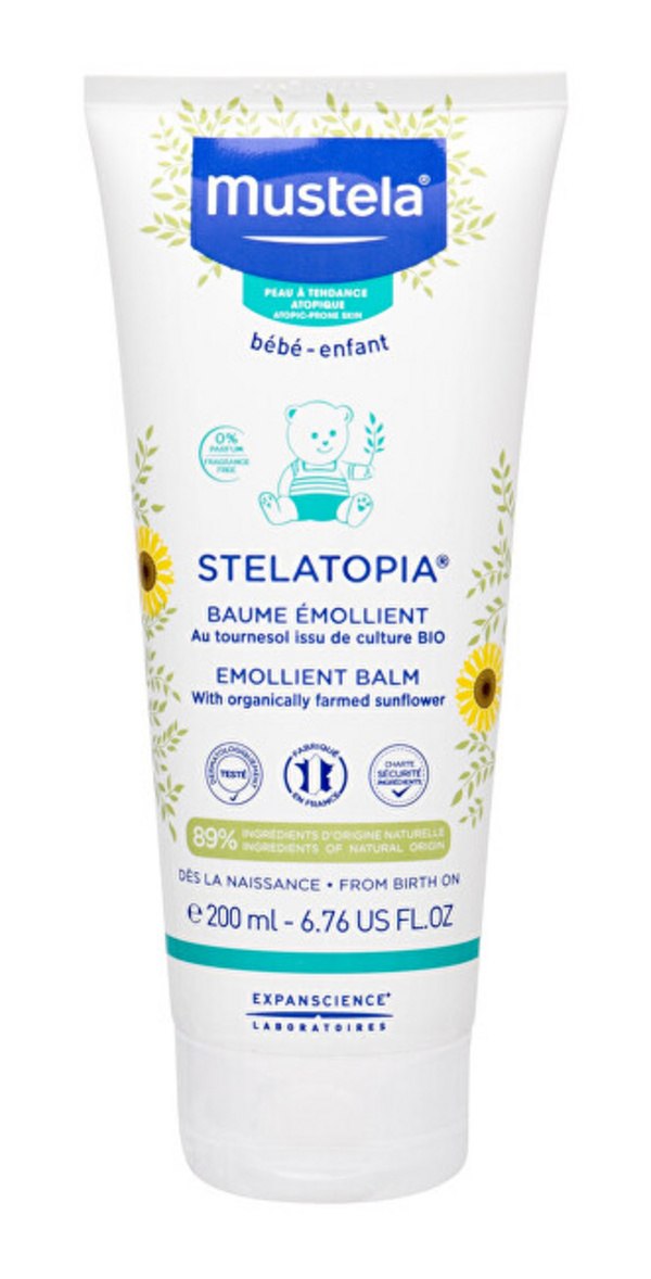 Balsam për fëmijë për lëkurë të thatë dhe atopike Mustela Stelatopia (Emollient Balm) kMUS030, 200 ml
