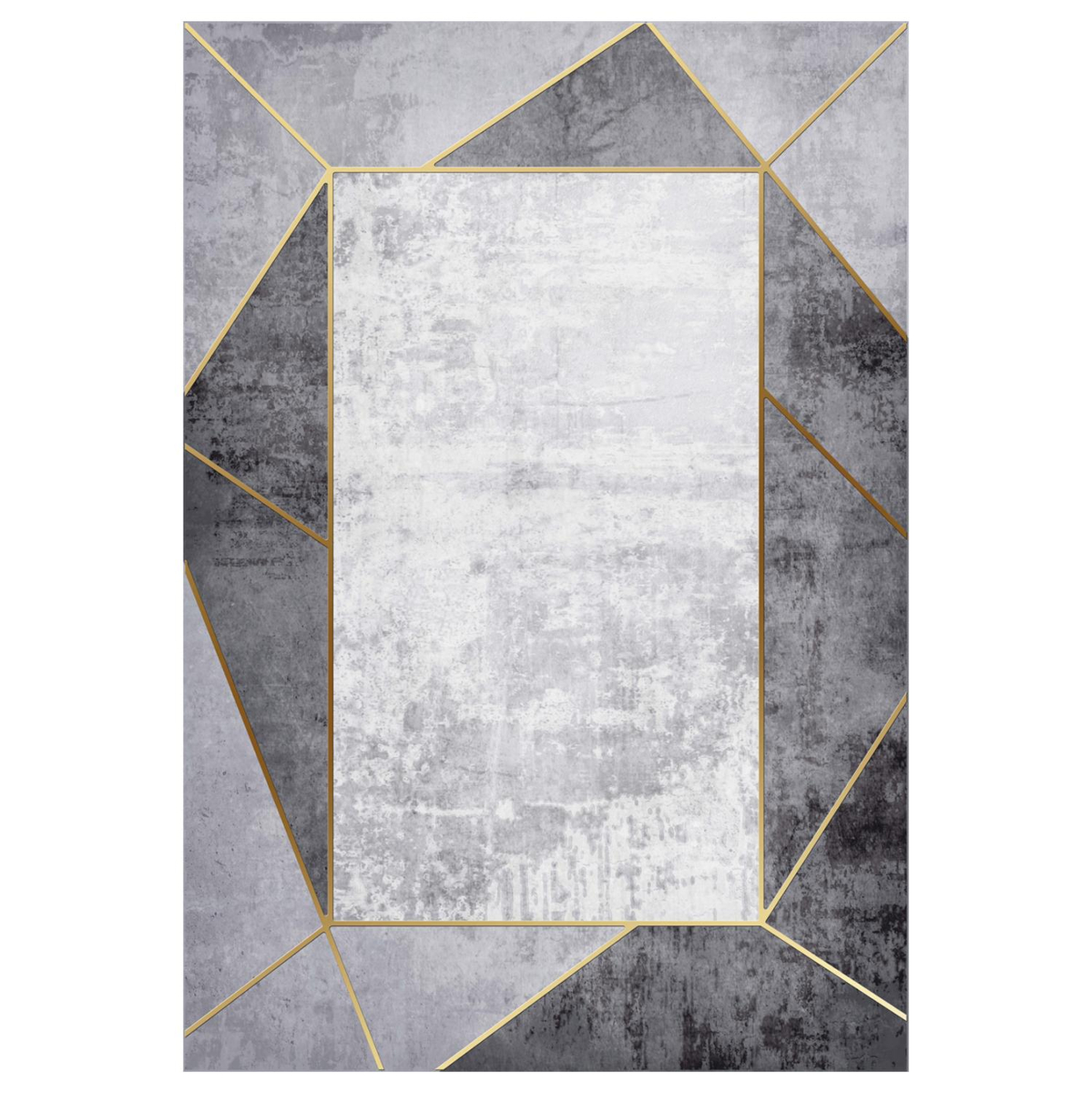 Tepih JOSIANE 80×150 HM7676.23, gri/ bardhë