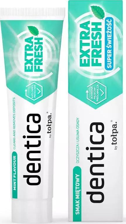 Pastë dhëmbësh Tołpa Dentica Extra Fresh Mint, 100 ml, freski mente