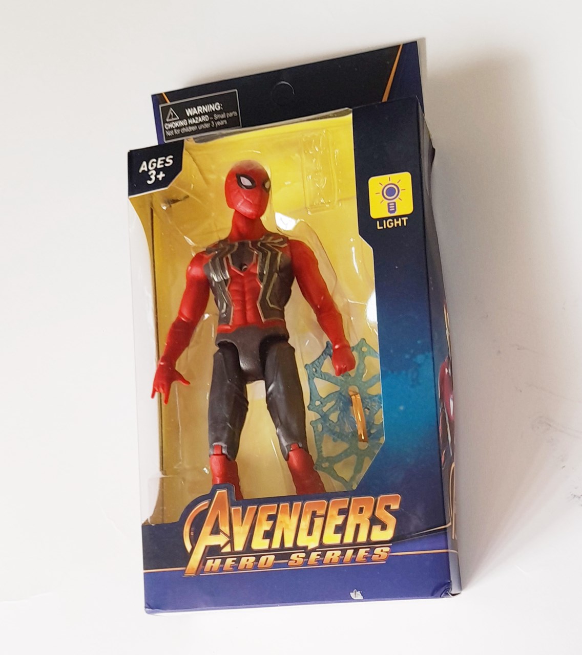 Figurë Spiderman Action FSAD, 17cm, me dritë