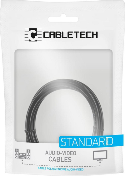 Kabllo Cabletech RCA (Cinch) x2 (KPO3954-5), 5m, 2 copë, e zezë