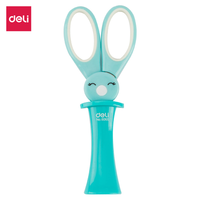 Gërshërë DELI me mbajtëse 13.4cm e kaltër 6065 1/12