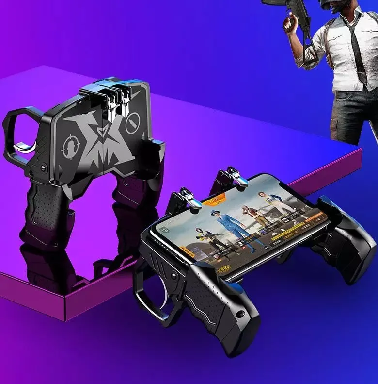 Gamepad K21, kontrollor për lojëra në celular, i zi