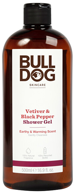 Гел за туширање Bulldog Vetiver and Black Pepper, 500 мл