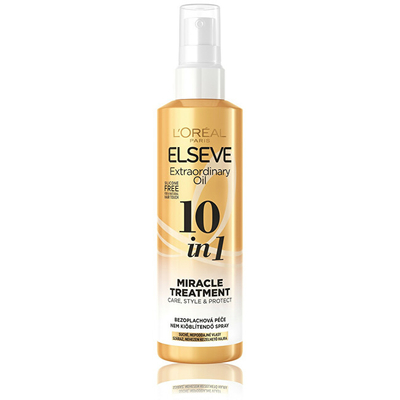 Vaj sprej për kujdes të flokëve L´Oréal Paris Leave-in care Elseve 10 in 1 Extraordinary Oil (Miracle Treatment), 150 ml