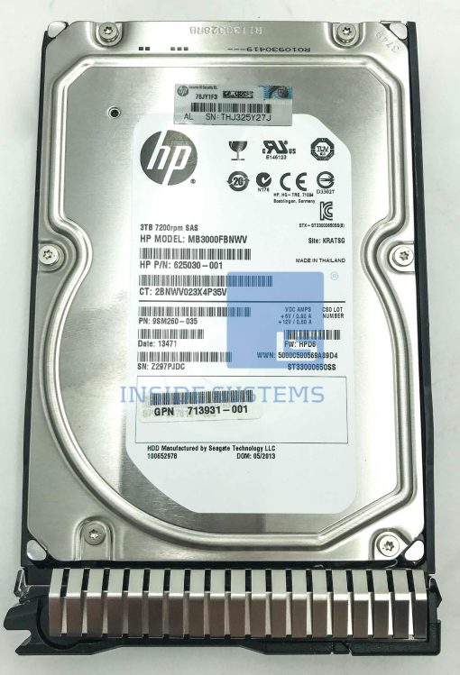 Disk i brendshëm HP - 3TB, 3.5"