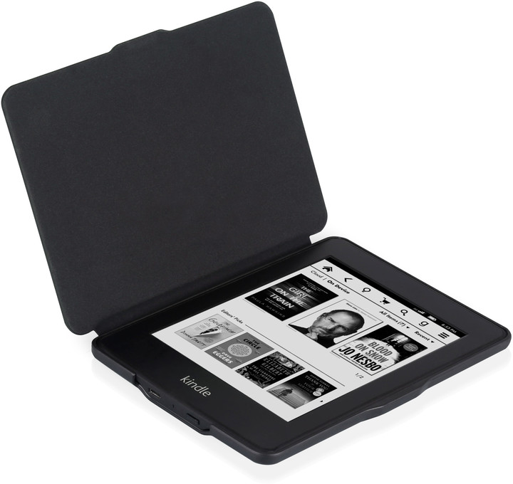 Mbështjellës Connect IT për Amazon Kindle Paperwhite 1/2/3, i zi