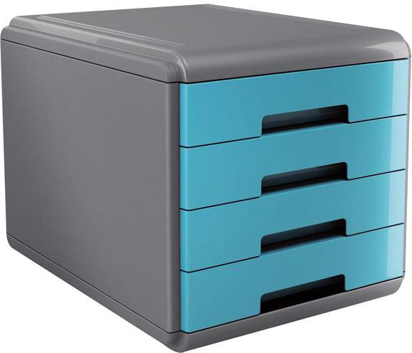 Organizues tavoline Arda MyDesk, me 4 sirtarë, i hirtë