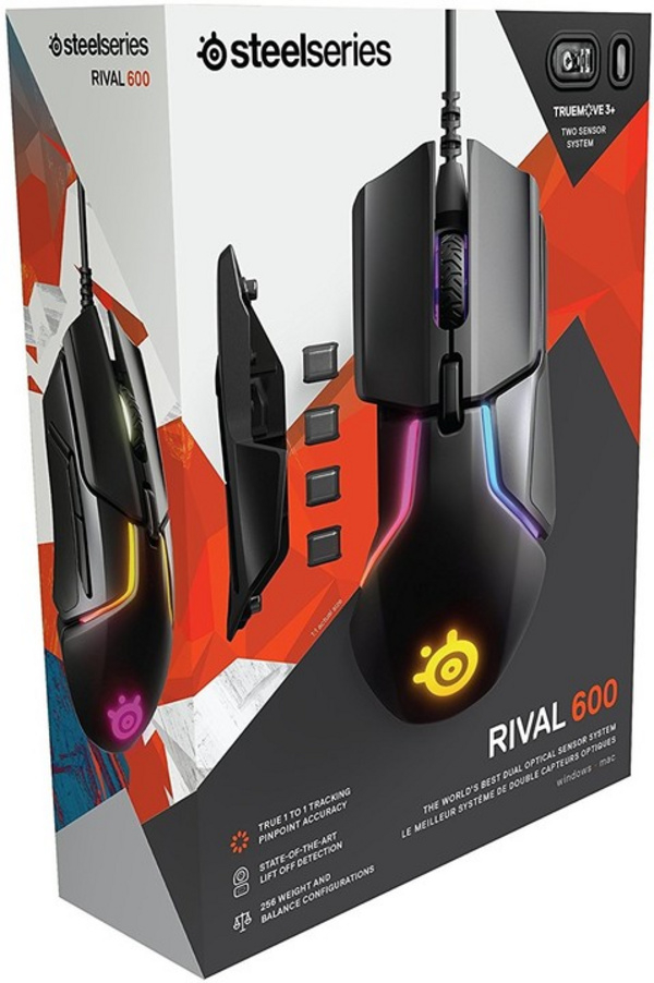 Maus SteelSeries Rival 600, i zi