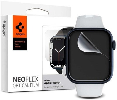 Folie mbrojtëse Spigen Film Neo Flex për Apple Watch 7 45mm, 3 copë