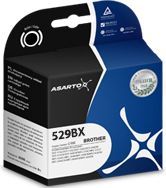 Asarto Мастило Картриџ за Brother LC529XLBK, Црно