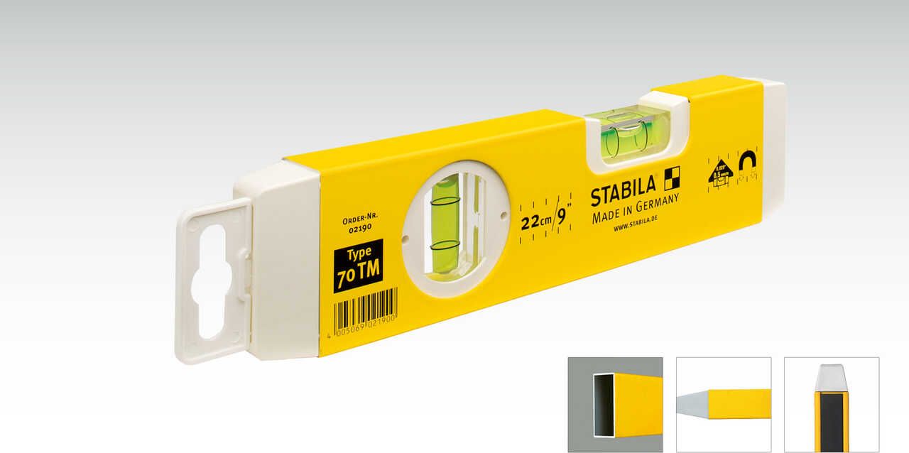 Nivelizues magnetik STABILA, tip 70TM, 22cm