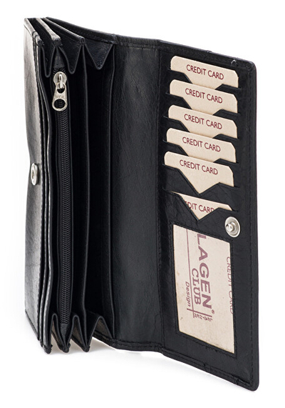 Kuletë Lagen Leather W-2025, e zezë