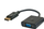 Përshtatës AV Elmak, DisplayPort në D-Sub (VGA), i zi