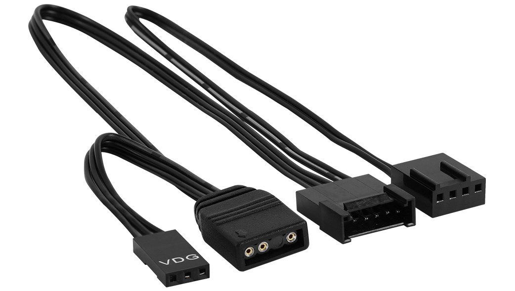Ftohës Aerocool Duo 12 ARGB, 12 cm, i zi