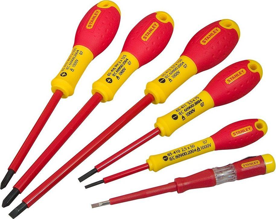 Сет шрафцигери за електричари Stanley FatMax, 6 парчиња