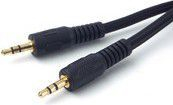 Kabllo MicroConnect, Jack 3.5mm - Jack 3.5mm, 3m, e zezë