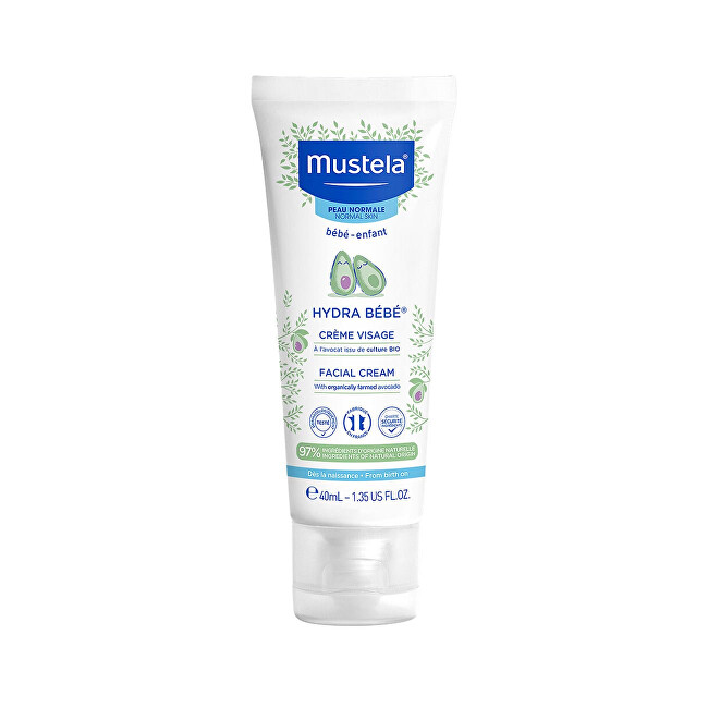 Krem fytyre për fëmijë Mustela Hydrabebe kMUS011, 40 ml