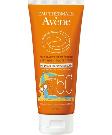 Losion mbrojtës ndaj diellit Avène SPF 50+ Sun Kids, 100 ml