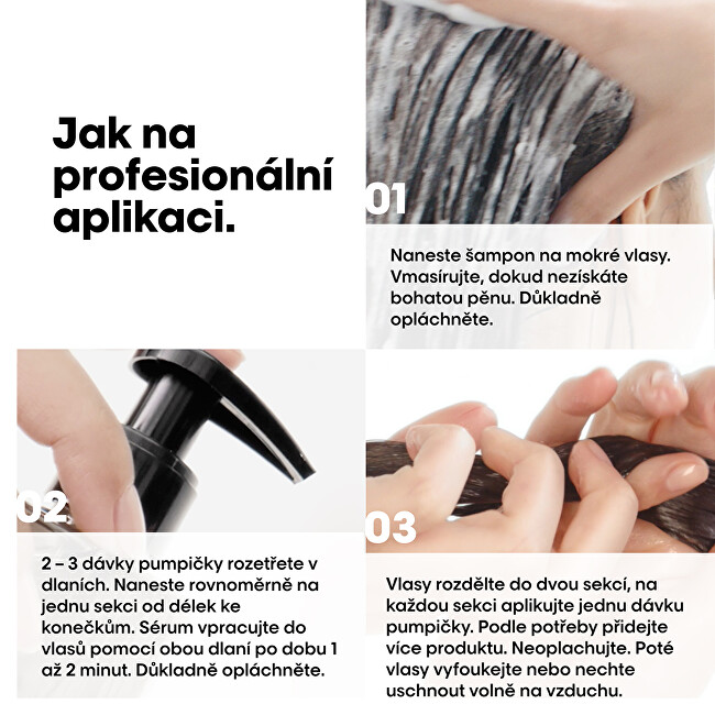 Set Shampo për flokë të dëmtuar 100 ml + Serum për flokë 75 ml + Maskë për flokë 50 ml L'Oréal Professionnel