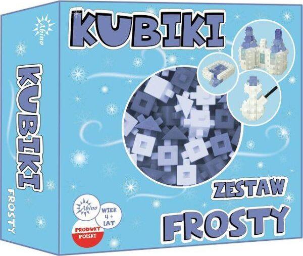 Set figurash Abino Kubiki Frosty (394250), 250 copë, të kaltra