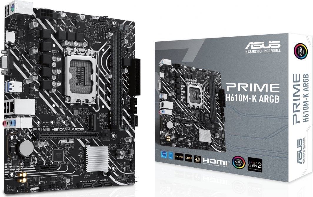 Pllakë amë Asus PRIME H610M-K ARGB