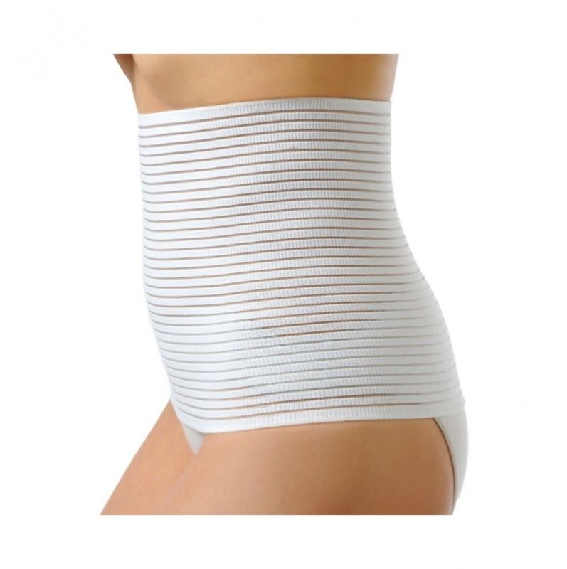 Korset për shtatëzëna BabyOno Postpartum, M, e hirtë/bardhë