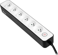 Kabllo vazhduese me mbrojtje Tracer Zebra / 6 priza/ 1.5m/ e zezë(TRALIS46259) Kabllo vazhduese me mbrojtje Tracer Zebra / 6 priza/ 1.5m/ e zezë(TRALIS46259)