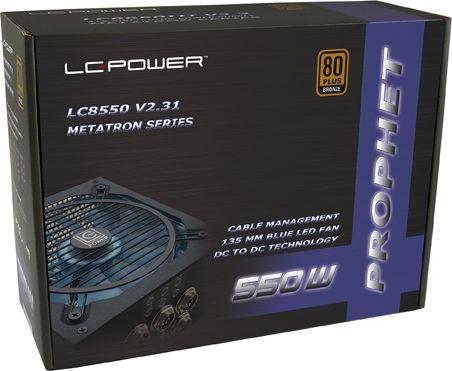 Burim energjie LC-Power LC8550V2.31 ATX, 550W