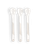 Lugë ushqyese Twistshake, të bardha, 3 copë, 4+muaj
