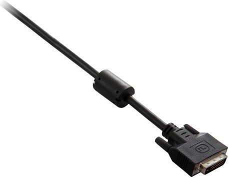 Kabllo V7 DVI-D (V7E2DVI-03M-BLK), 3m, e zezë